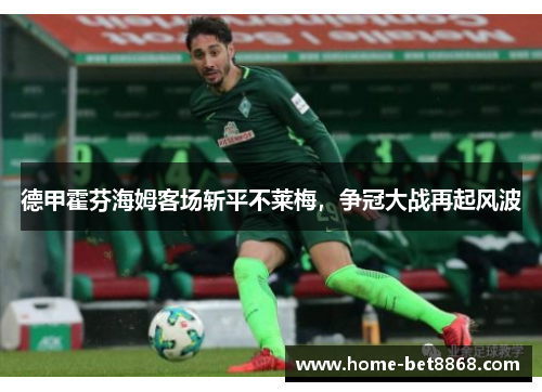 德甲霍芬海姆客场斩平不莱梅，争冠大战再起风波